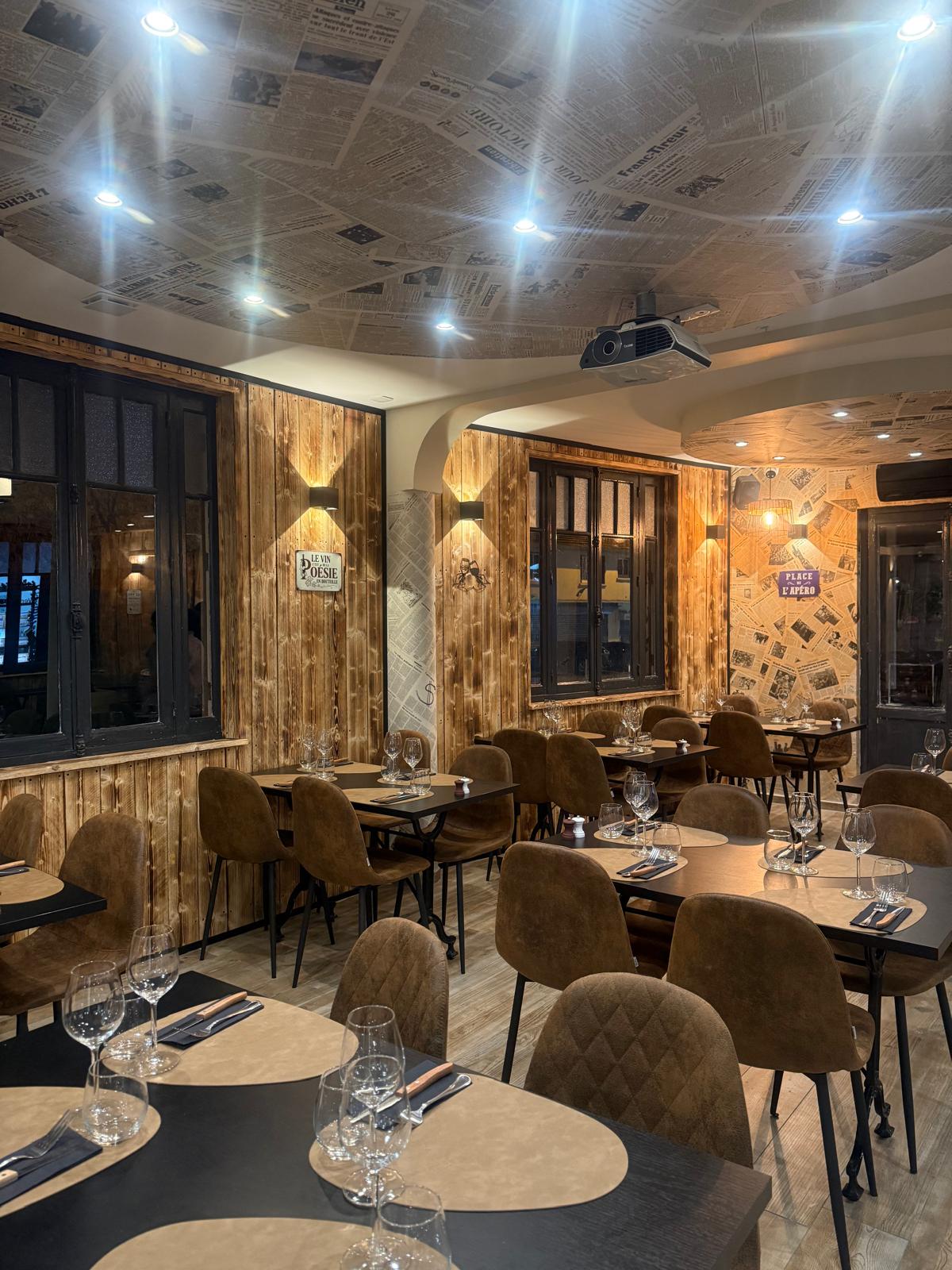 Intérieur du restaurant